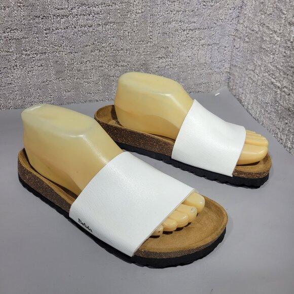 Betula By Birkenstock Reggae Unisex Size US L7 M5 White Birko-Flor Slide Sandal - Picture 5 of 12